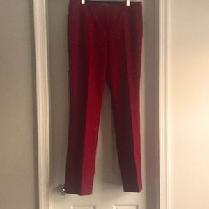 NWT Talbots Red Straight Leg Pants